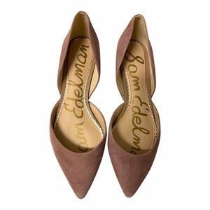 Sam Edelman Women's Mauve Suede Flats